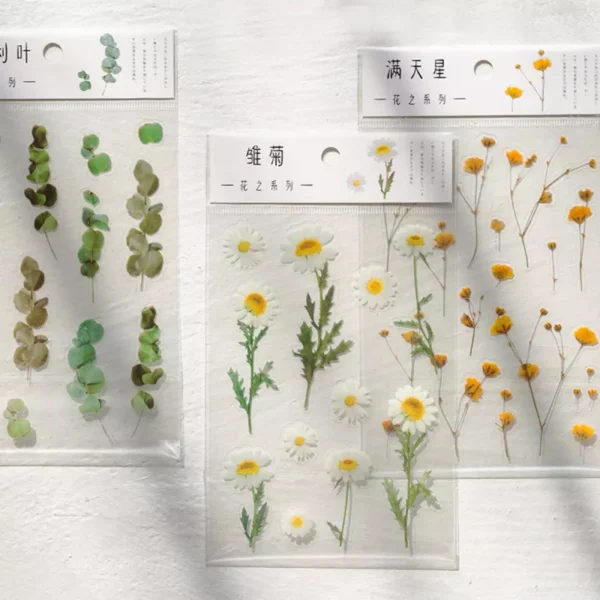 Flowers Leaves Plants Deco Stickers