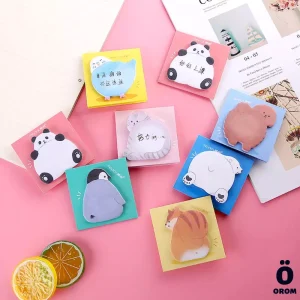 Kawaii Cartoon Animal Sticky Notes