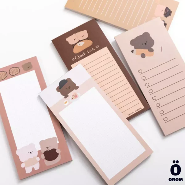 Cookie Bear Memo Pad - Image 2