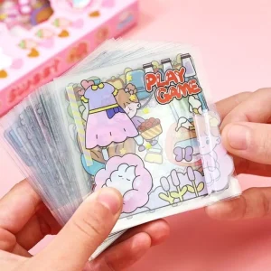 20 Sheets Kawaii Cartoon Waterproof Stickers