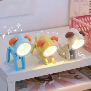Cute Puppy Dog Mini Desk Lamp