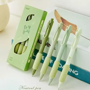 Green Tea Gel Ink Pen Set