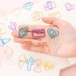 Colourful Metallic Paper Clips