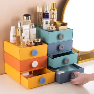 Stackable Colorful Desktop Storage Box