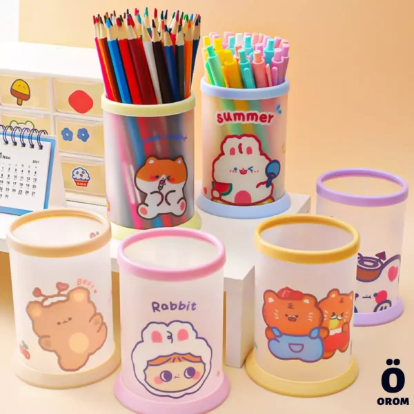 Kawaii Acrylic Pen Holder