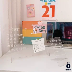 Transparent Acrylic Memo Board