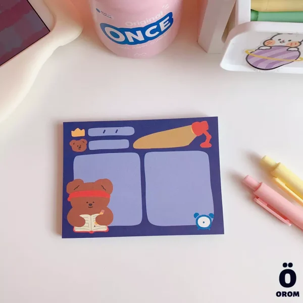 Kawaii Bao Bear Series Memopads - Image 4