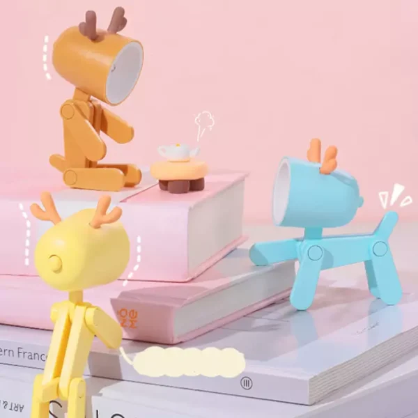 Kawaii Reindeer Mini Night Light - Image 2