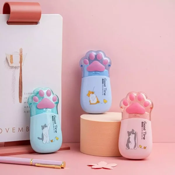 Kawaii Large Capacity Cat Paw Correction Tape - Image 2