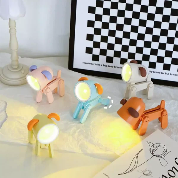 Cute Puppy Dog Mini Desk Lamp - Image 2
