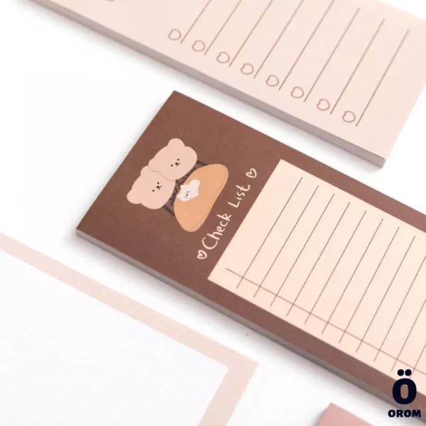 Cookie Bear Memo Pad - Image 3