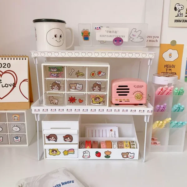 Foldable Desktop Storage Rack - Image 2