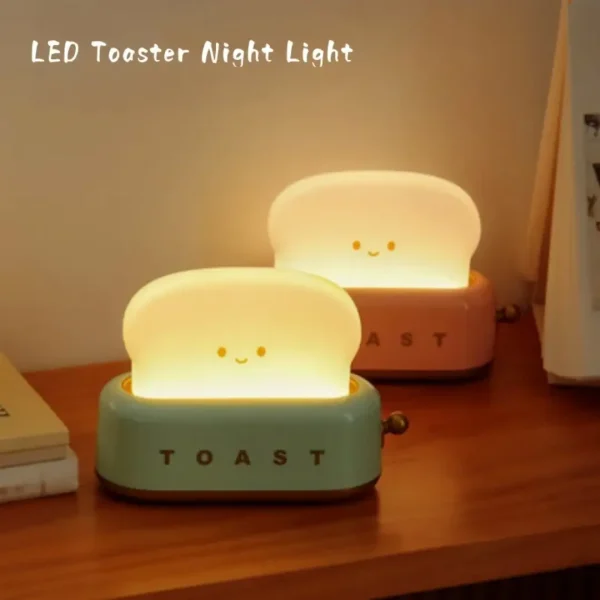 Cute Toast Lamp Night Light - Image 2