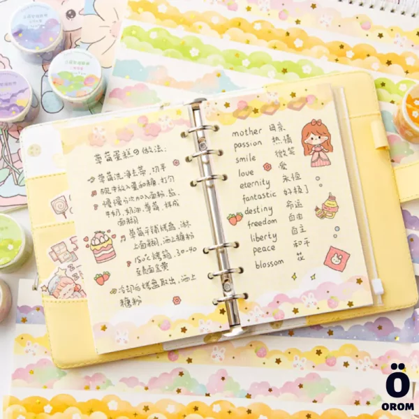 Kawaii Cloud Washi Tape - Image 2