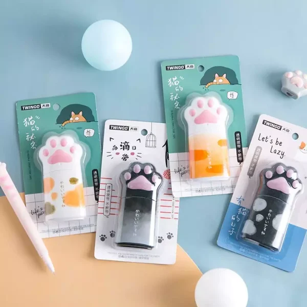 Kawaii Cat Claw Correction Tape - Image 2
