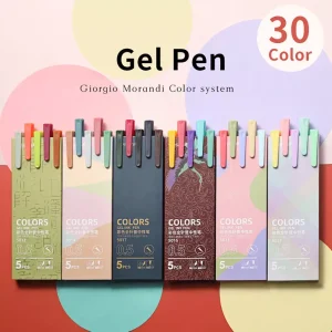 Morandi Vintage Macarons Colors Gel Ink Pen