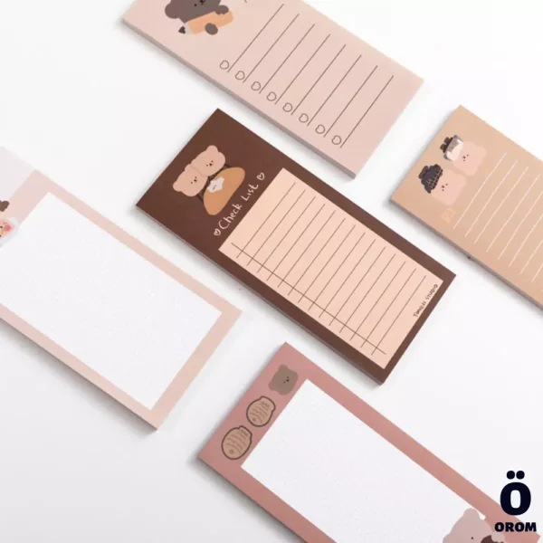 Cookie Bear Memo Pad - Image 4
