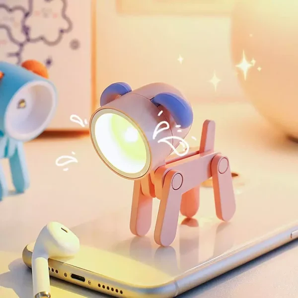 Cute Puppy Dog Mini Desk Lamp - Image 3