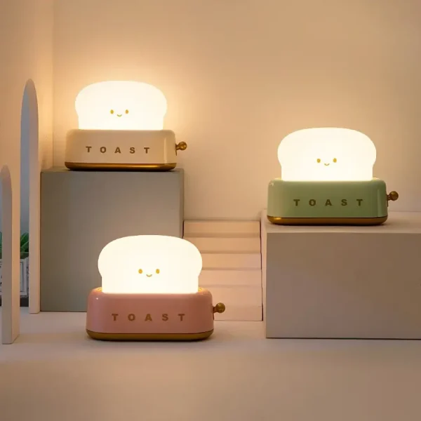 Cute Toast Lamp Night Light - Image 3