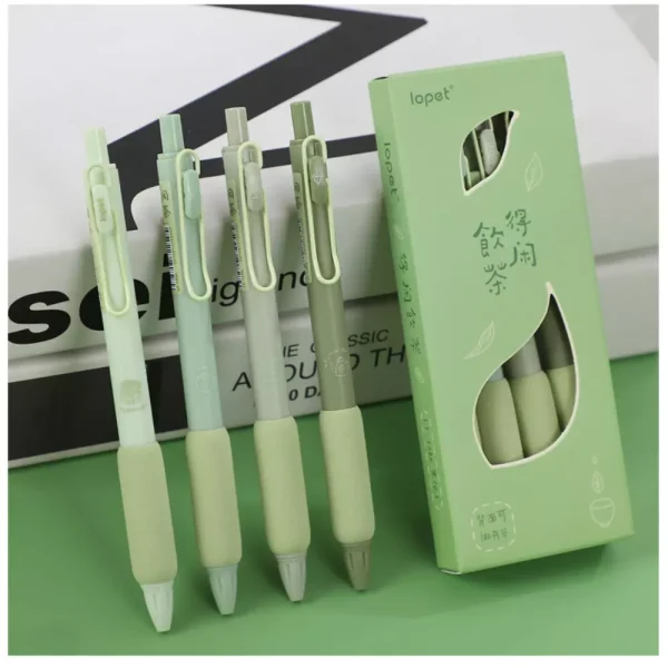 Green Tea Gel Ink Pen Set - Image 3