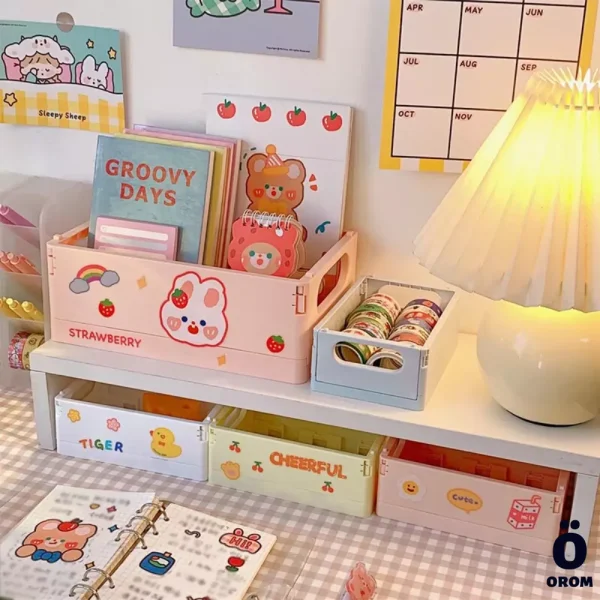 Kawaii Folding Storage Crates - Image 3