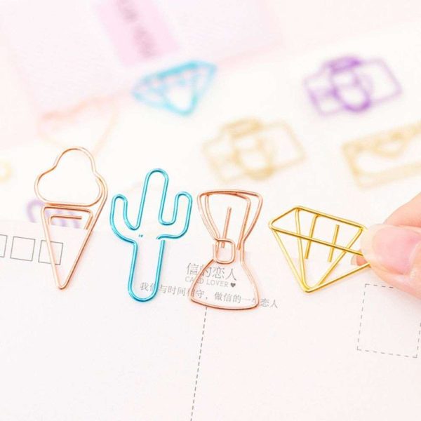 Colourful Metallic Paper Clips - Image 3