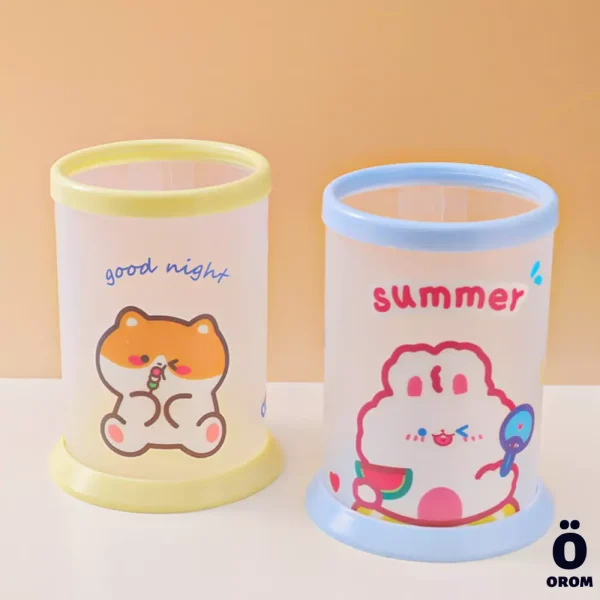 Kawaii Acrylic Pen Holder - Image 4