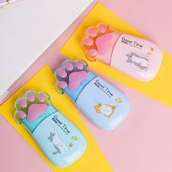 Kawaii Large Capacity Cat Paw Correction Tape - Image 4