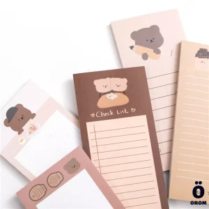 Cookie Bear Memo Pad