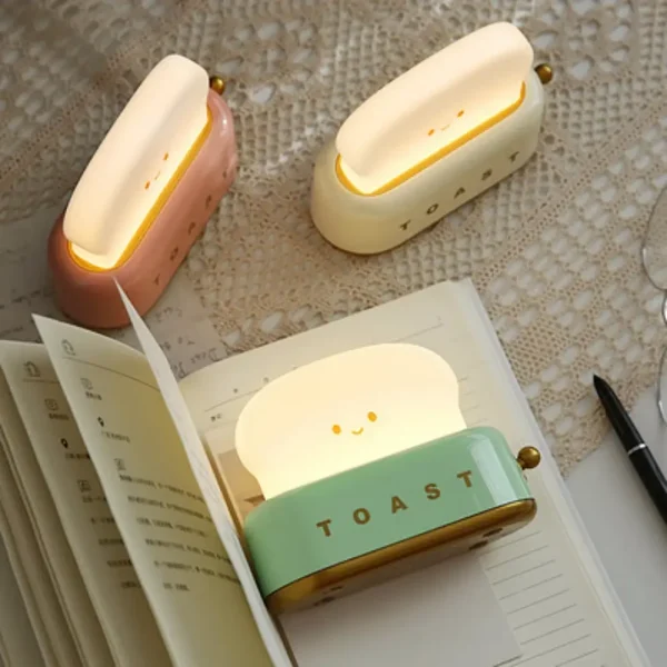 Cute Toast Lamp Night Light - Image 4