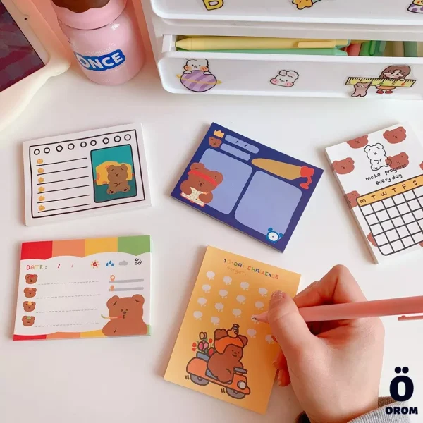 Kawaii Bao Bear Series Memopads - Image 8