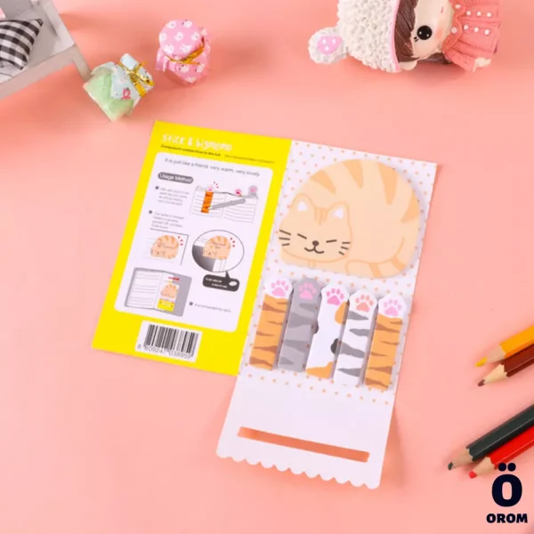 Cute Animal Sticky Notes & Bookmarks - Image 4