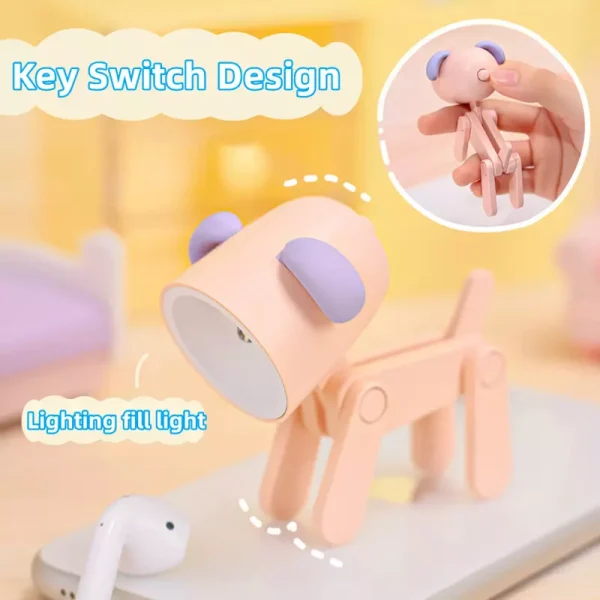 Cute Puppy Dog Mini Desk Lamp - Image 5