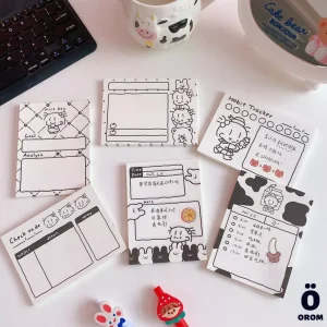 Kawaii Milk Cow Memo Pads