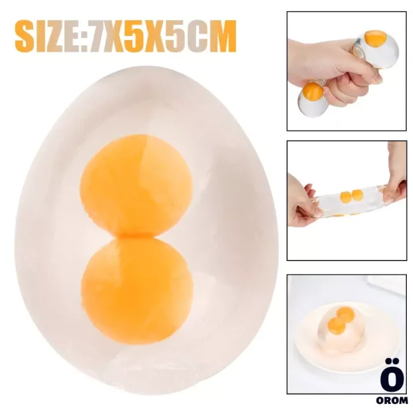 Funky Egg Splat Ball Squishy Toys - Image 4