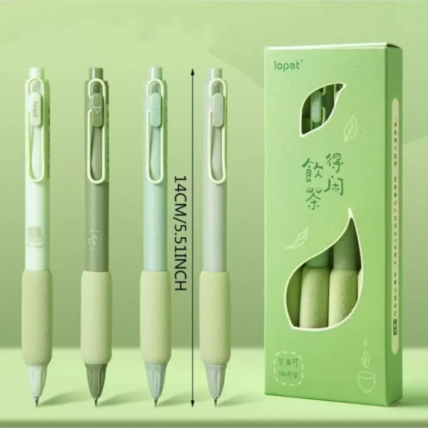 Green Tea Gel Ink Pen Set - Image 5