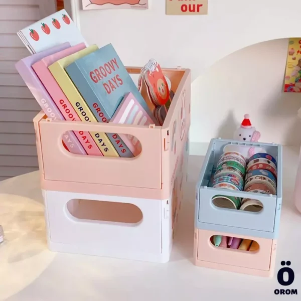 Kawaii Folding Storage Crates - Image 5