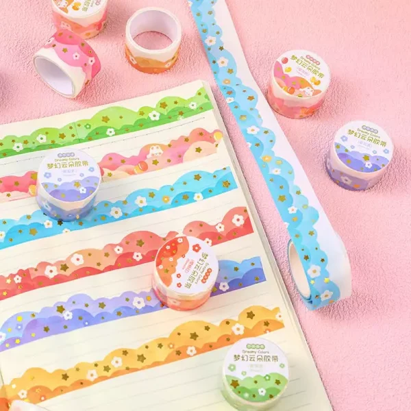 Dreamy Colors Cloud Washi Tape - Image 5