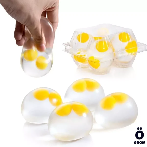 Funky Egg Splat Ball Squishy Toys - Image 2