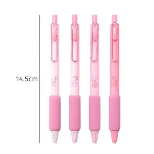 Kawaii Sakura Rabbit Sponge Gel Pen Set - Image 6