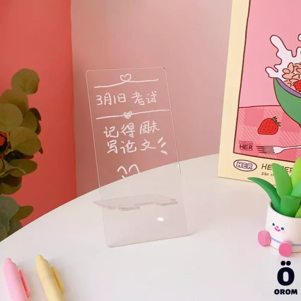 Transparent Acrylic Memo Board - Image 6