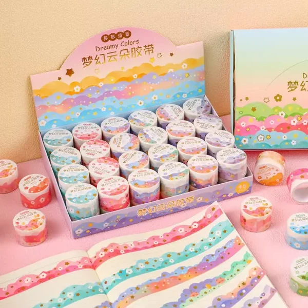 Dreamy Colors Cloud Washi Tape - Image 6