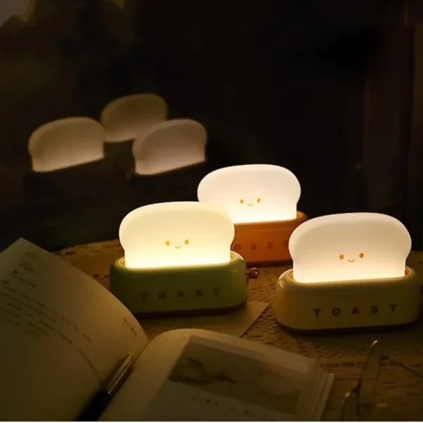 Cute Toast Lamp Night Light - Image 7