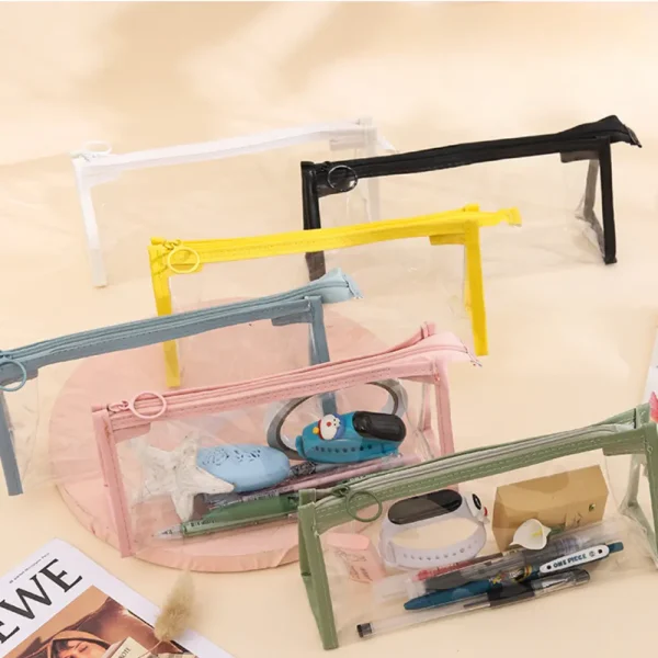 Kawaii Transparent Pencil Case - Image 2