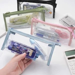 Kawaii Transparent Pencil Case