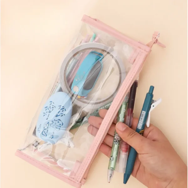 Kawaii Transparent Pencil Case - Image 3